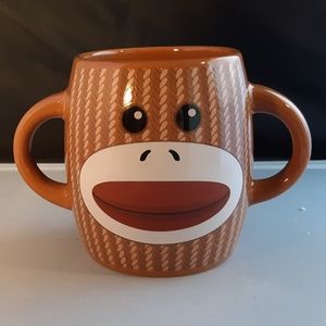 Sock Monkey Coffee Mug 16 oz